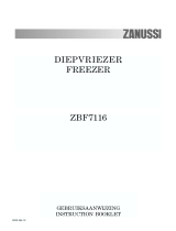 Zanussi ZBF7116 Handleiding