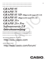 Casio GRAPH 25+ Pro, GRAPH 35+, GRAPH 75, GRAPH 85, GRAPH 85SD, GRAPH 95 Handleiding