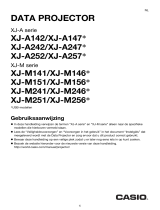 Casio XJ-M141, XJ-M146, XJ-M151, XJ-M156, XJ-M241, XJ-M246, XJ-M251, XJ-M256 Handleiding