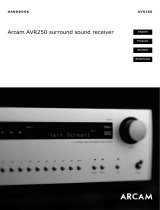 Arcam Home Theater System AVR250 Handleiding