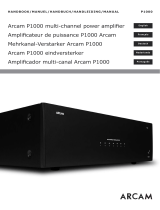 Arcam Stereo Amplifier P1000 Handleiding