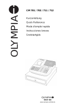 Olympia Cash Register CM 702. CM 711 Handleiding