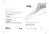 LG GT405.AORRBK Handleiding