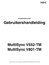 NEC MultiSync V801-TM de handleiding