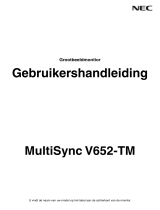 NEC MultiSync V652-TM de handleiding