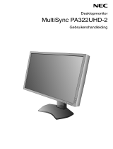 NEC MultiSync PA322UHD-2 de handleiding