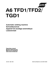 ESAB A6 TFD1 / TFD2 / TGD1 Handleiding