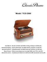 Classic Phono TCD-2500 Handleiding