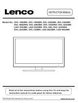Lenco LED-4022BK Handleiding
