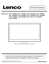 Lenco DVL-1662BK Handleiding