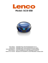 Lenco SCD-550 Handleiding