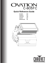 Chauvet Ovation C-805FC Referentie gids