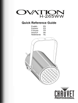 Chauvet Professional Ovation H-265WW Referentie gids