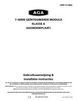 AGA 7-SERIE GEÏNTEGREERDE MODULE GASKOOKPLAAT de handleiding