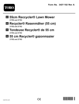 Toro 55cm Recycler Lawn Mower Handleiding