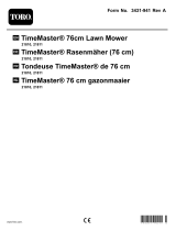 Toro TimeMaster 76cm Lawn Mower Handleiding