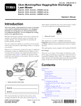 Toro 53cm Mulching/Rear Bagging/Side Discharging Lawn Mower Handleiding