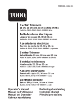 Toro 25cm Electric Trimmer Handleiding