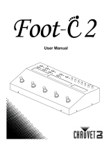 CHAUVET DJ Foot-C 2 DMX Controller Handleiding