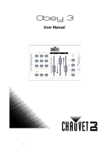 CHAUVET DJ Obey 3 DMX Controller Handleiding