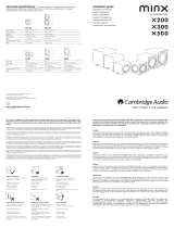 Cambridge Audio Minx X200 White Handleiding