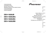 Pioneer DEH-1600UBG Handleiding