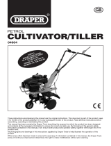 Draper Petrol Cultivator/Tiller, 161cc Handleiding