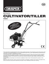 Draper Petrol Cultivator/Tiller, 141cc Handleiding