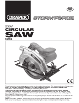 Draper Storm Force Circular Saw, 185mm, 1200W Handleiding