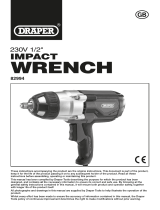 Draper Impact Wrench Kit, 1/2" Handleiding