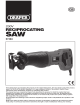 Draper Reciprocating Saw, 710W Handleiding