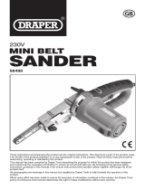 Draper Mini Belt Sander, 13mm, 400W Handleiding