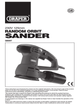 Draper Random Orbit Sander, 125mm, 430W Handleiding