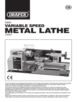 Draper Variable Speed Metal Work Lathe, 250W Handleiding
