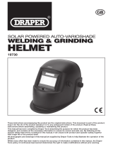 Draper Solar Powered Auto-Varioshade Welding and Grinding Helmet Handleiding