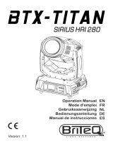 Briteq BTX-TITAN SIRIUS HRI 280 de handleiding
