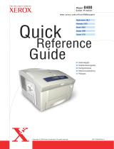 Xerox 8400 Referentie gids