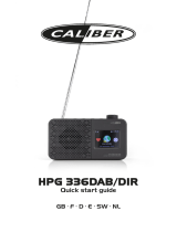 Caliber HPG336DAB-DIR Snelstartgids