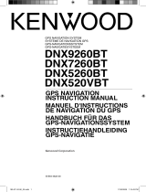 Mode d'Emploi Kenwood Série DNX 520 VBT Handleiding