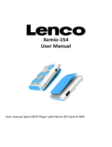 Lenco Xemio-154BU Handleiding