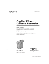 Sony DCR PC7E Gebruikershandleiding
