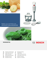 Bosch MSM6B7RE Handleiding