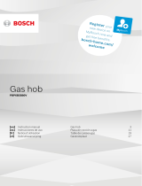 Bosch Gas hob with integrated controls Handleiding