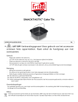 Fritel Snacktastic ® Baking Tin  Handleiding
