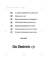 DeDietrich DOV499 Series de handleiding