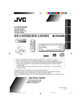 JVC EXAD KD-LHX501 Handleiding