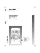 Siemens SE25A265/17 Handleiding
