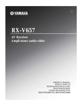 Yamaha RX-V657 - AV Receiver de handleiding