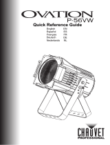 Chauvet OVATION P-56VW Referentie gids