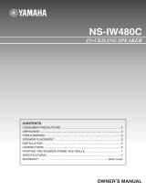 Yamaha NS-IW480C de handleiding